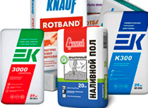 Смеси клея и грунтовки